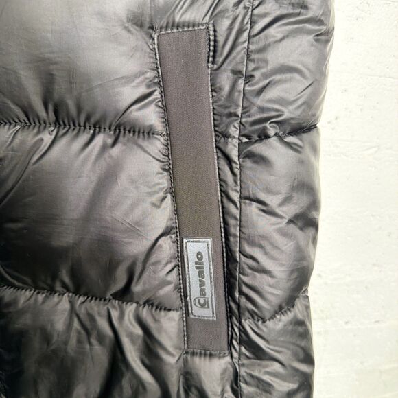 Cavallo Gella Long Padded Vest Black 6 Equestrian Chic Quiet Luxury Athleisure - Picture 8 of 13